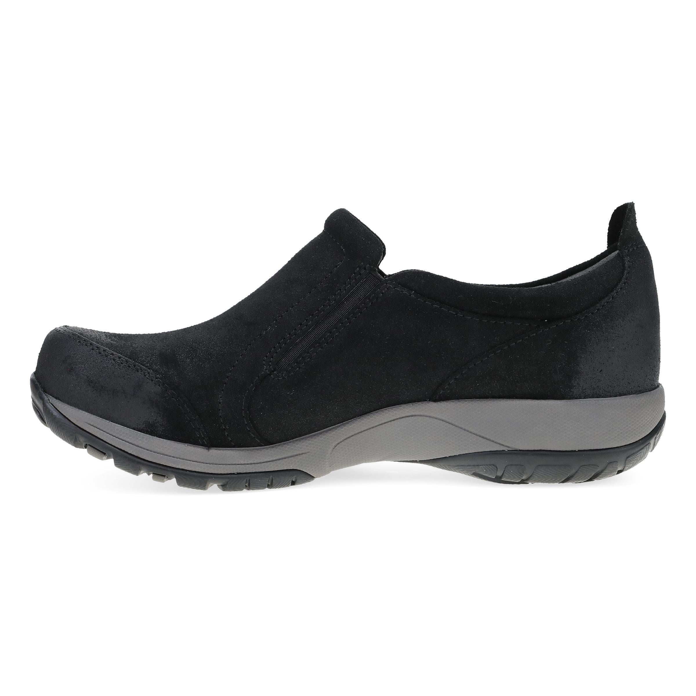 Dansko Pippy Black Waterproof Burnished Suede