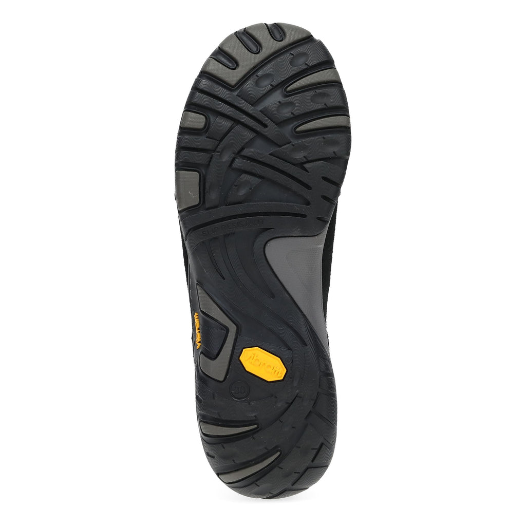 Dansko Pippy Wide Black Waterproof Burnished Suede