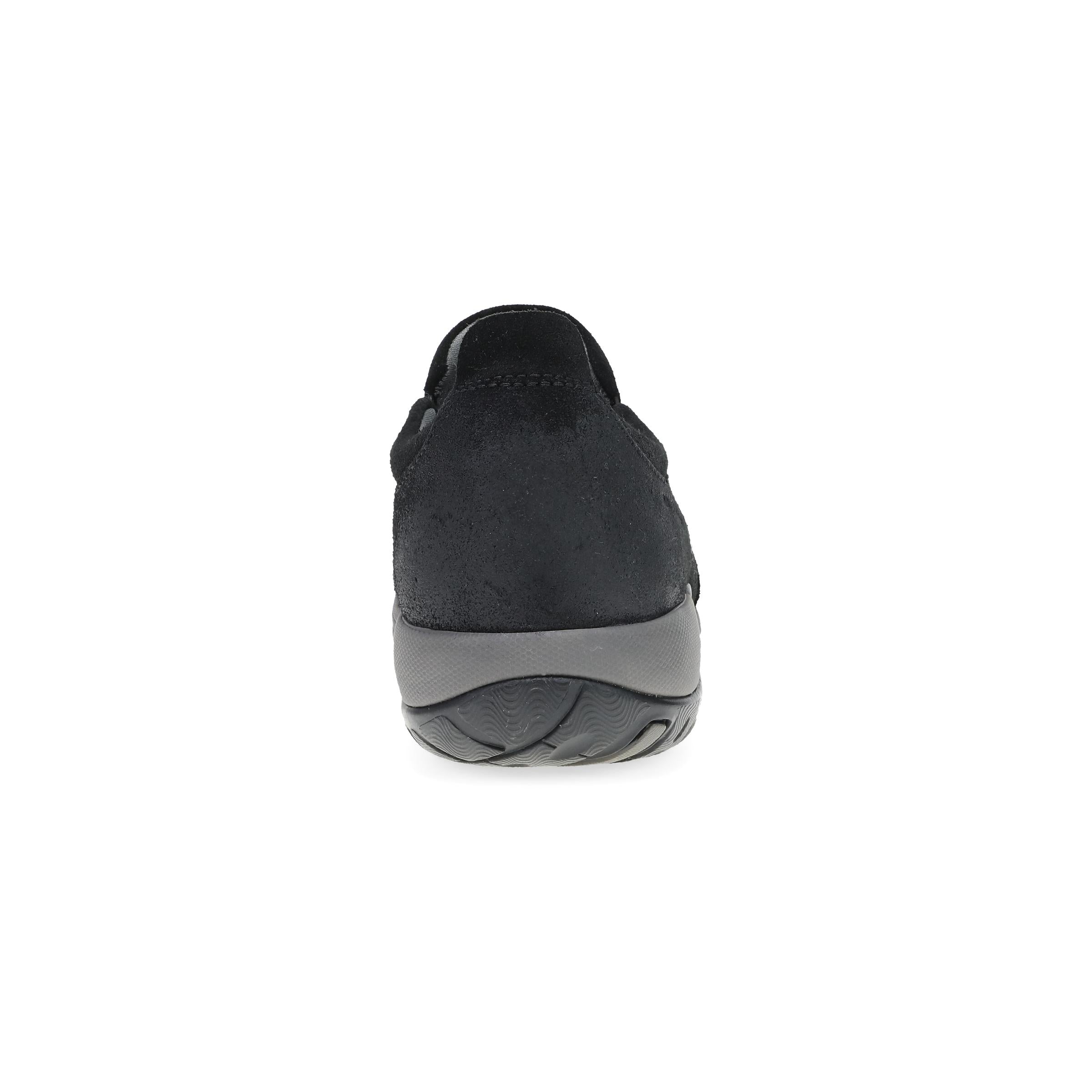 Dansko Pippy Wide Black Waterproof Burnished Suede