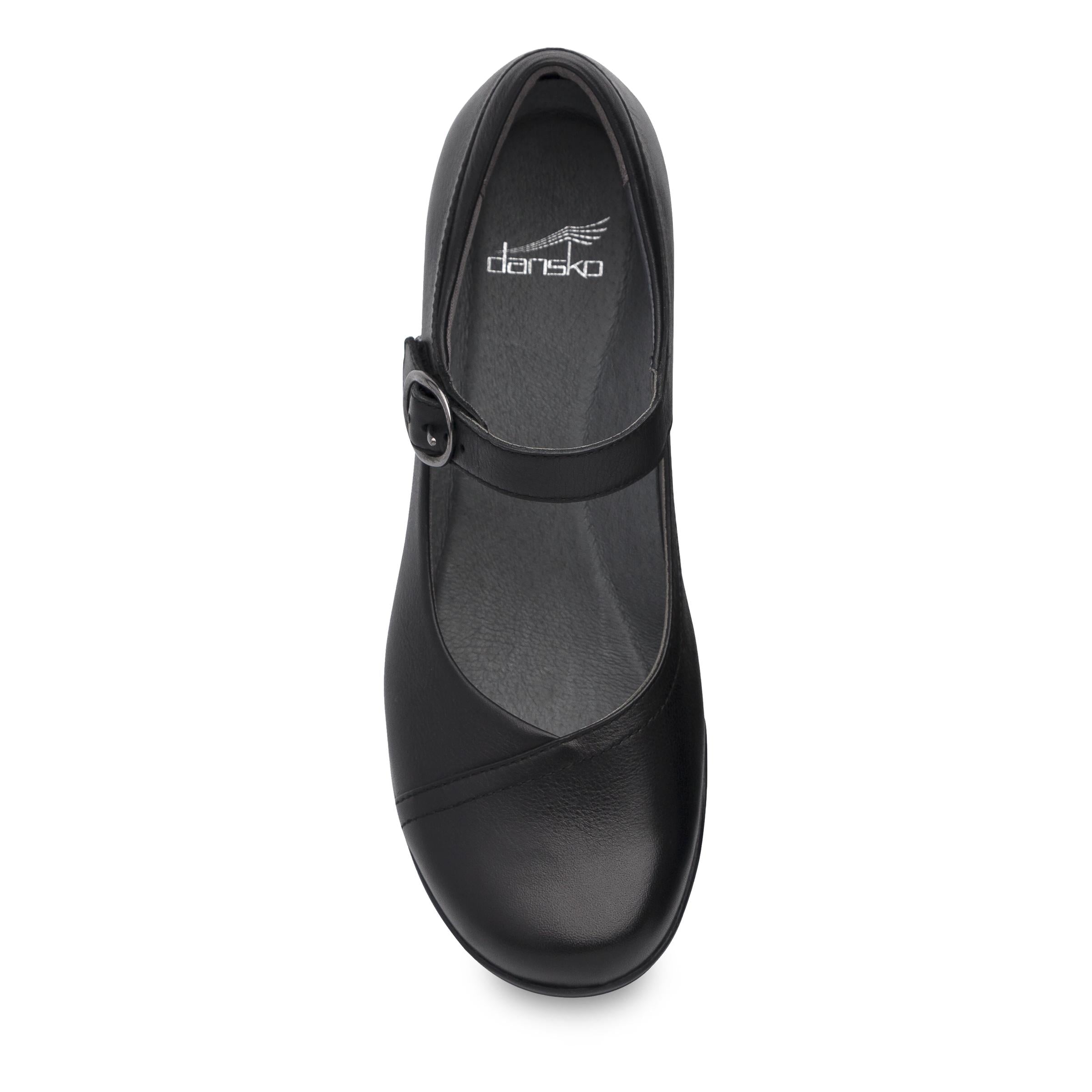 Dansko Fawna Wide Black Milled Nappa