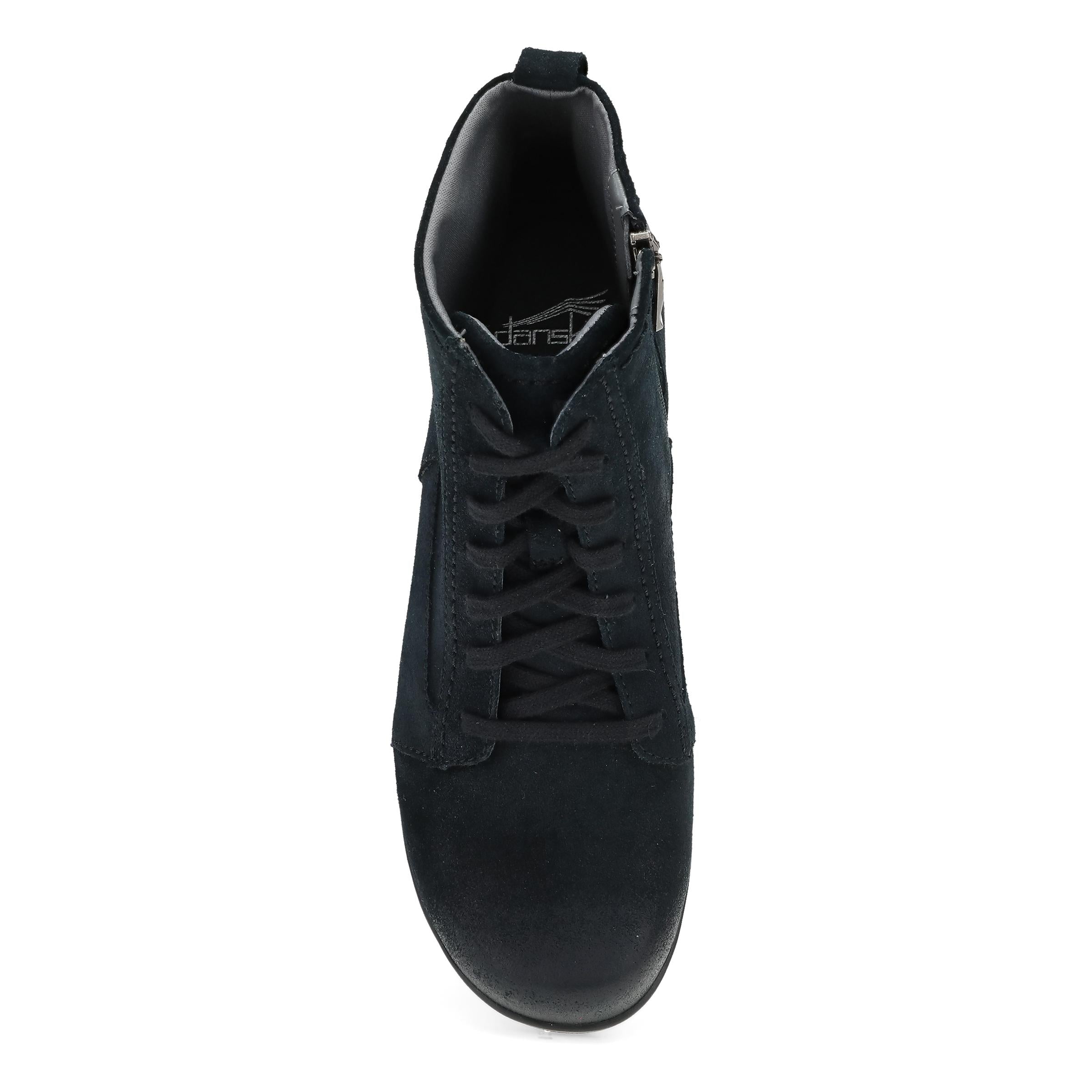 Dansko Fergie Black Burnished Suede