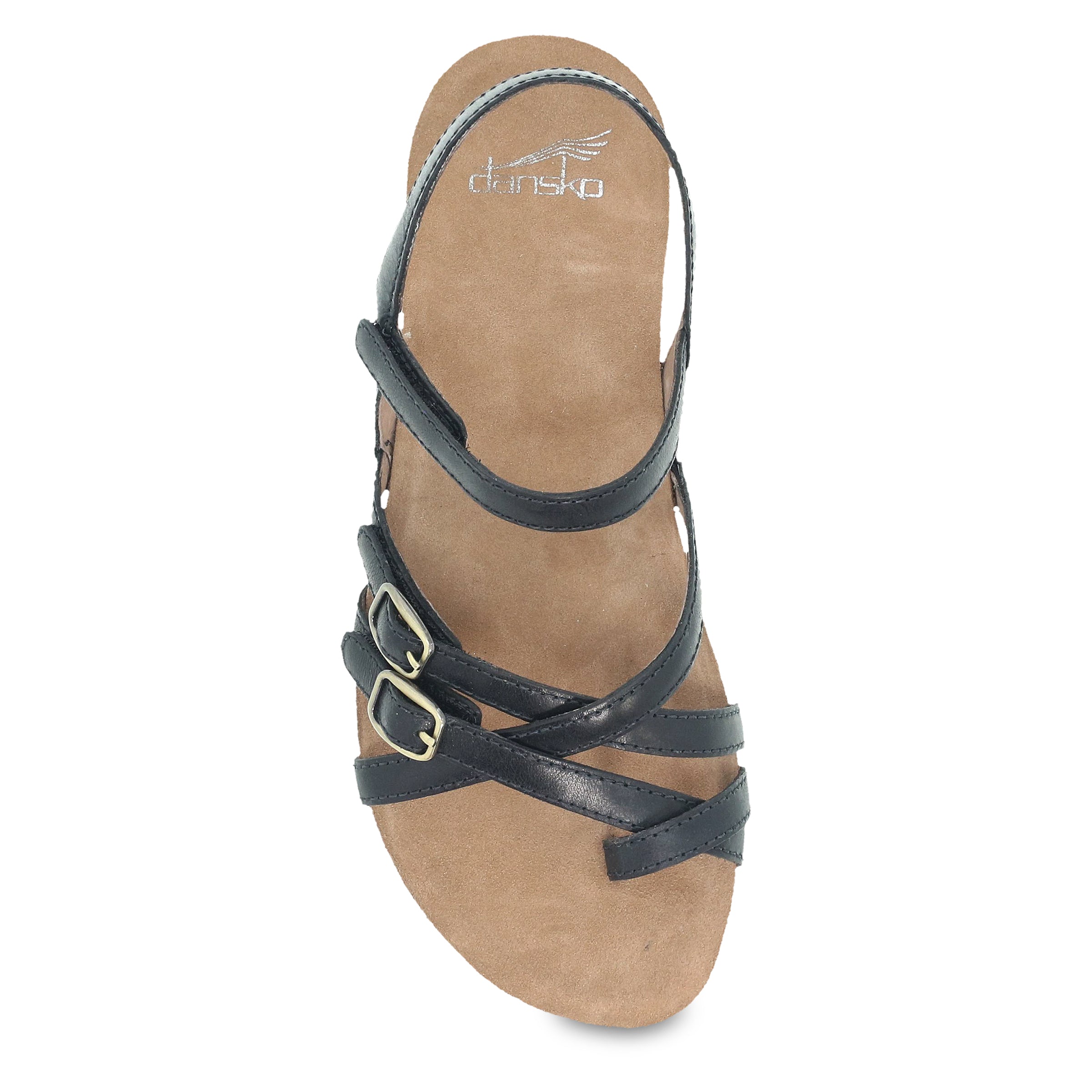 Dansko Roslyn Black Waxy Burnished