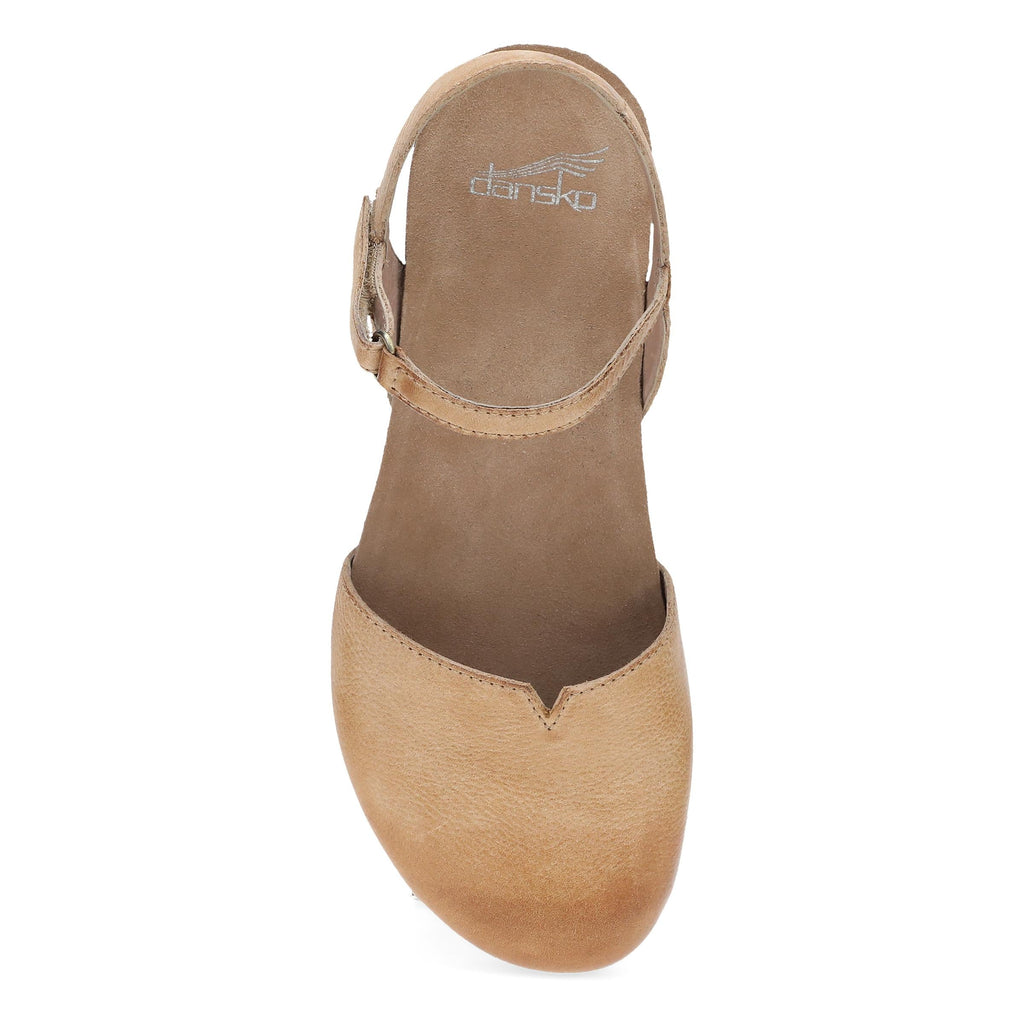 Dansko Rowan Wide Honey Distressed