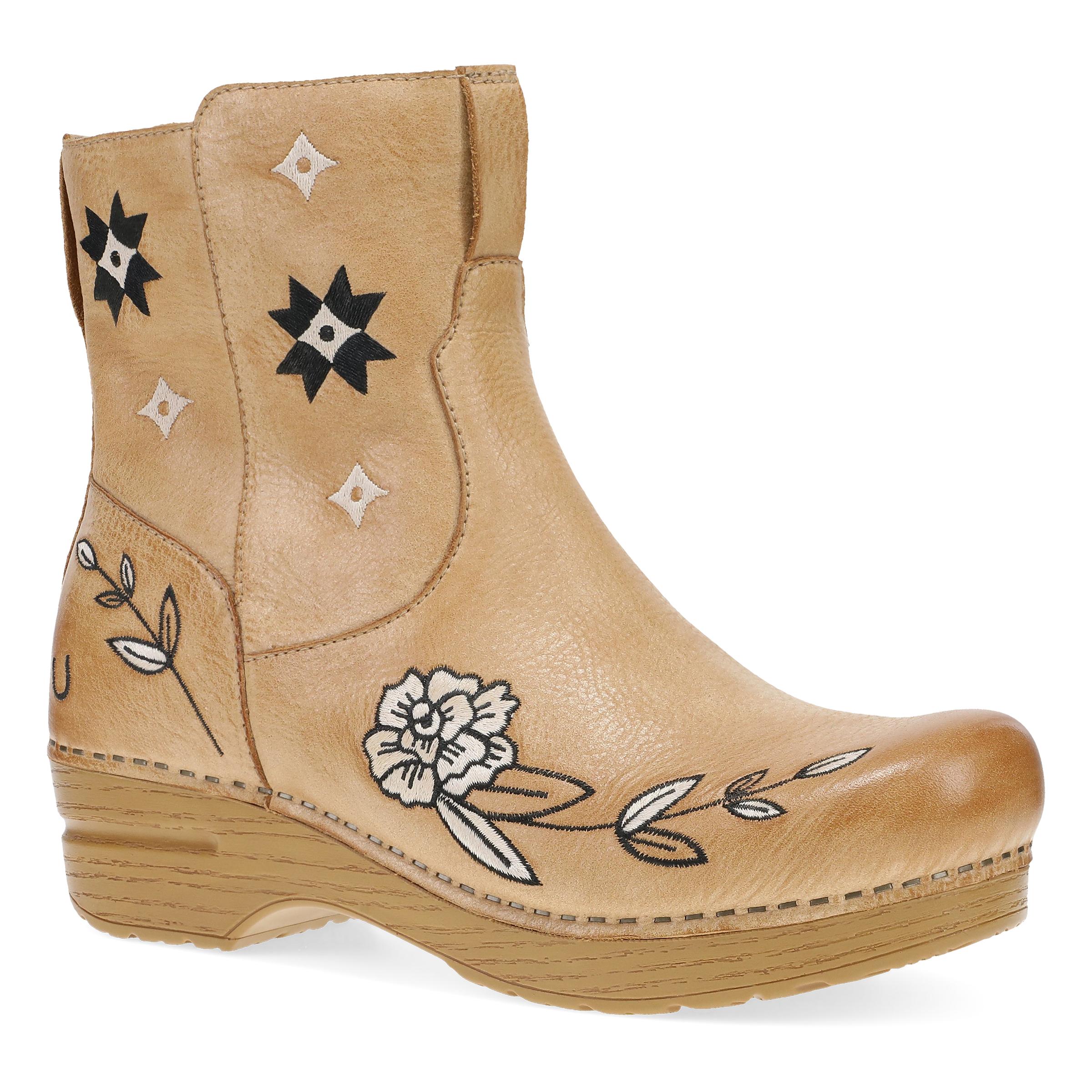Dansko Jenni Boot Honey Distressed
