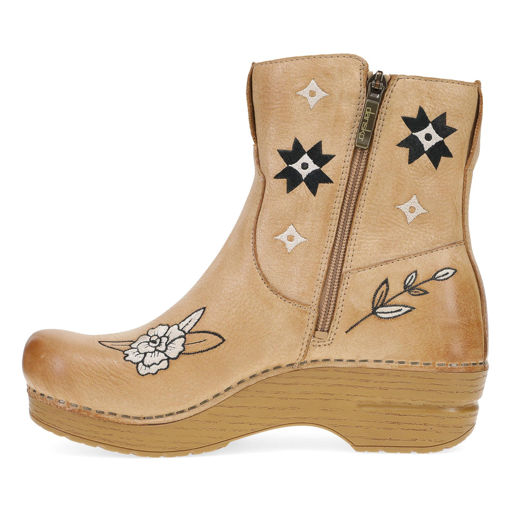 Dansko Jenni Boot Honey Distressed