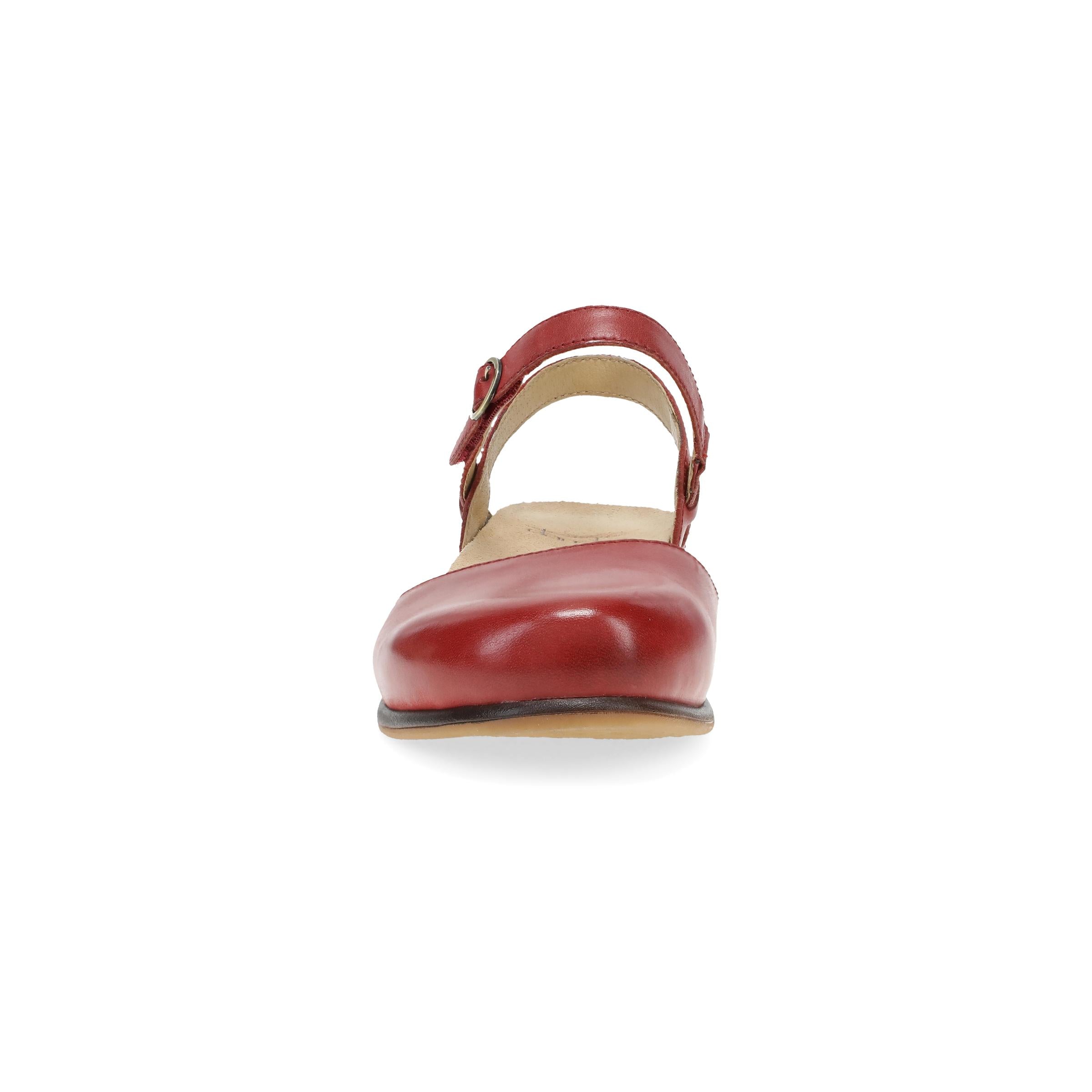 Dansko Christine Red Burnished Nappa