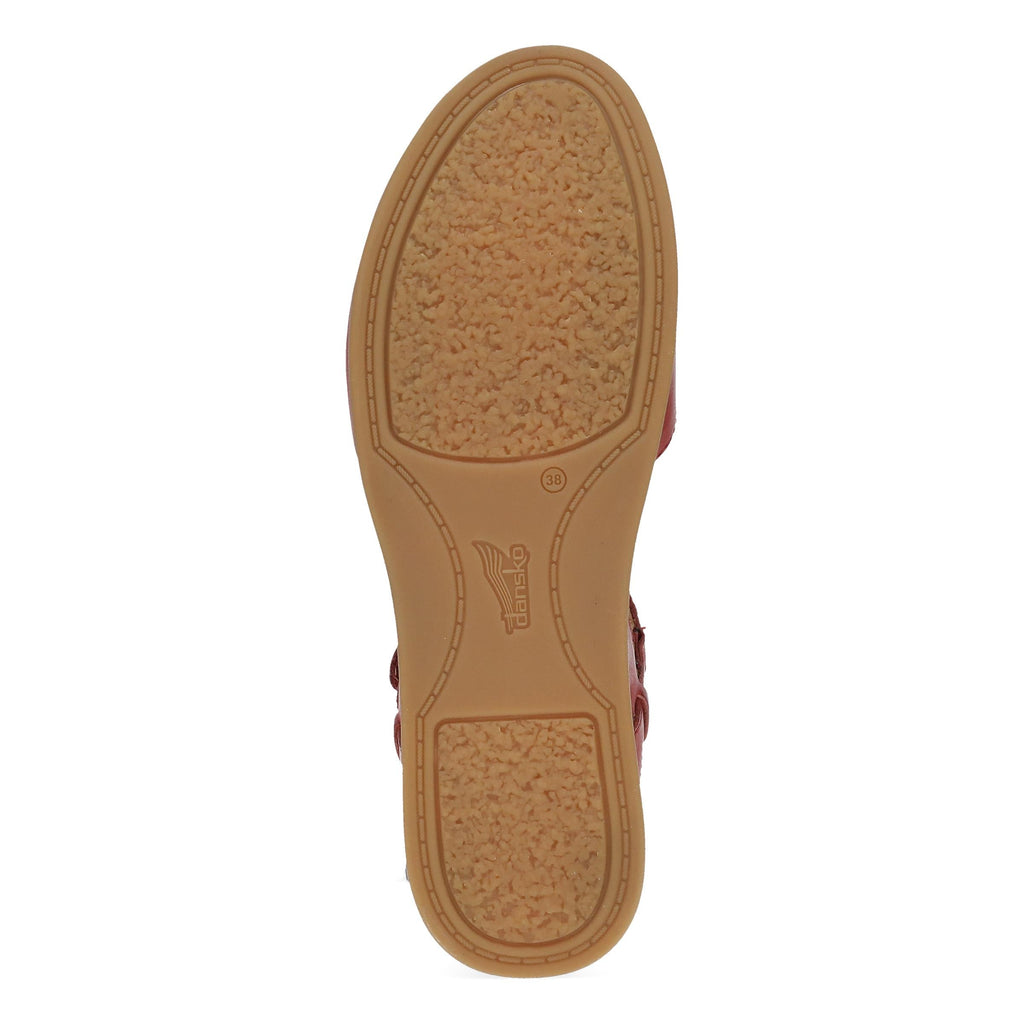 Dansko Christine Red Burnished Nappa
