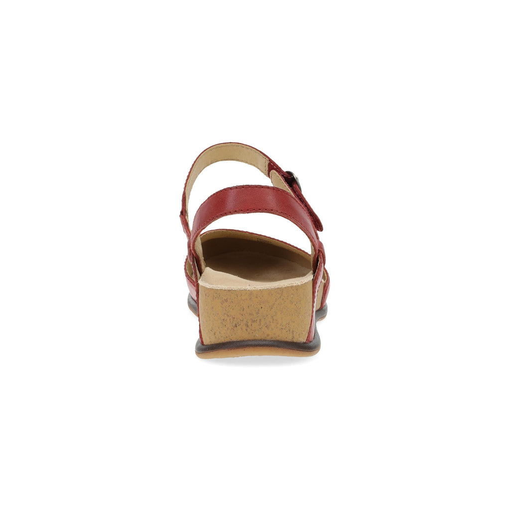 Dansko Christine Red Burnished Nappa