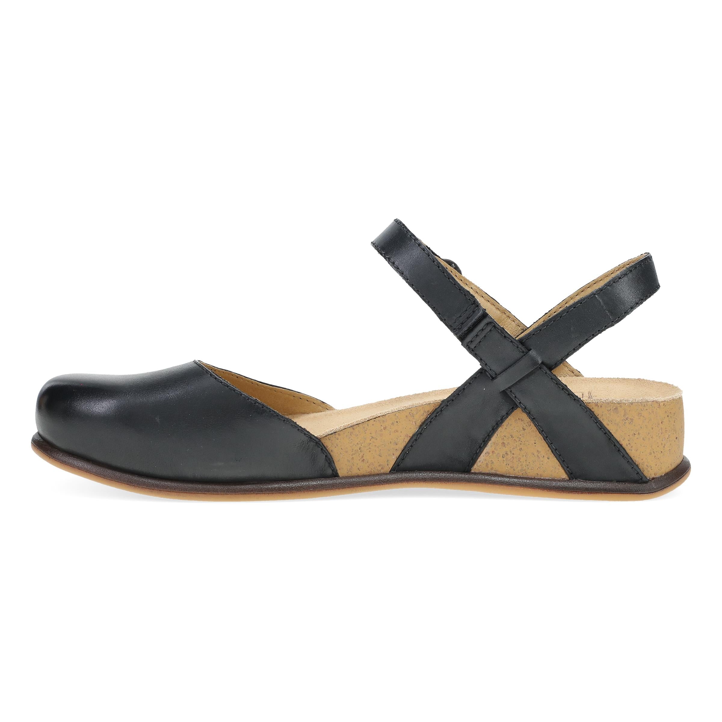 Dansko Christine Black Burnished Nappa