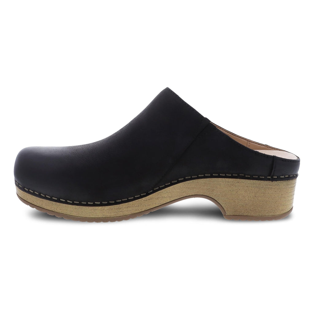 Dansko Brenda Black Burnished Suede