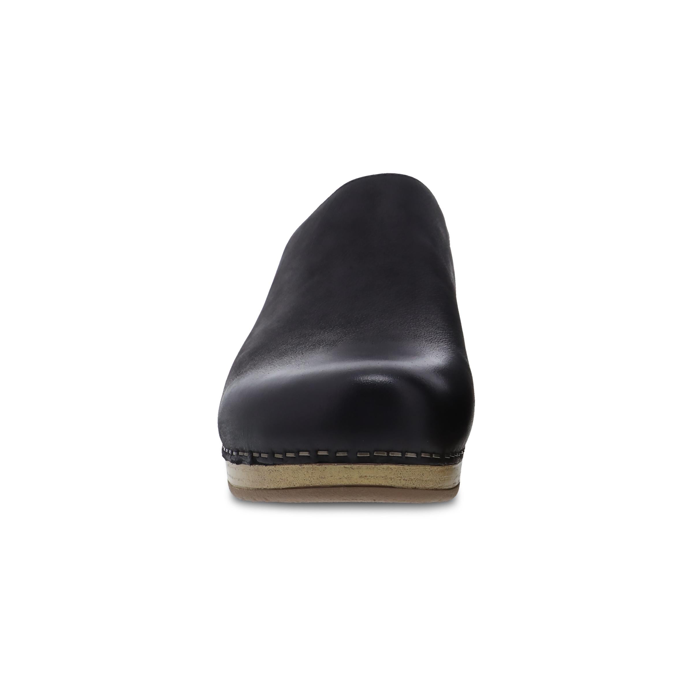Dansko Brenda Black Burnished Suede