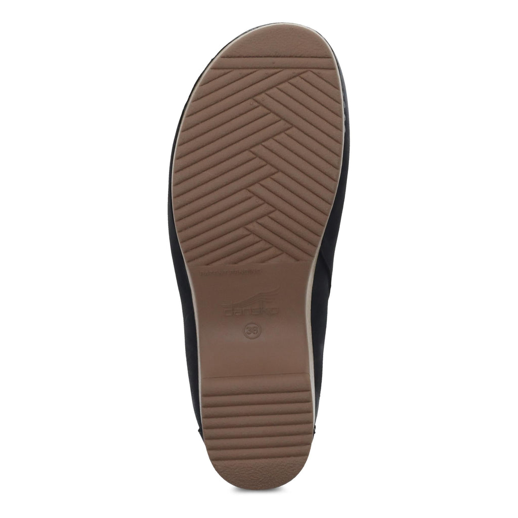 Dansko Brenda Black Burnished Suede