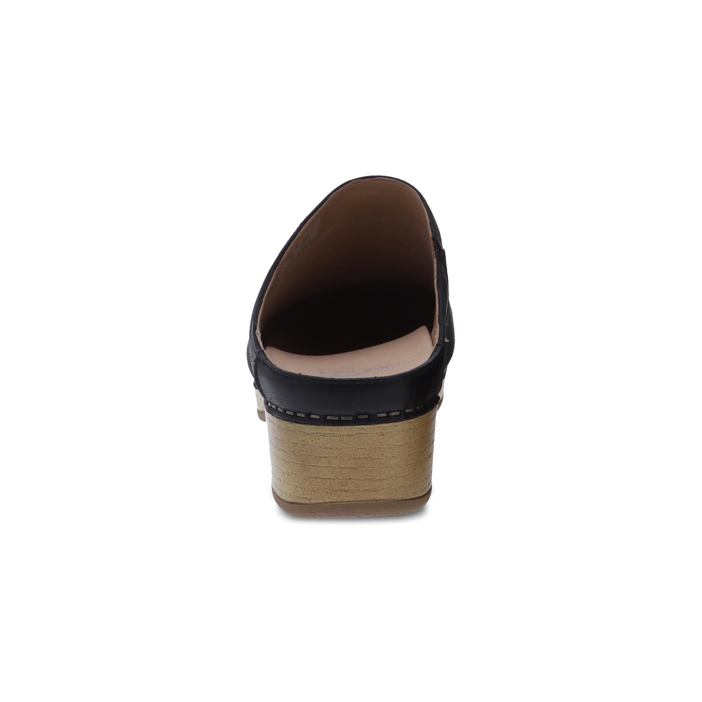 Dansko Brenda Black Burnished Suede