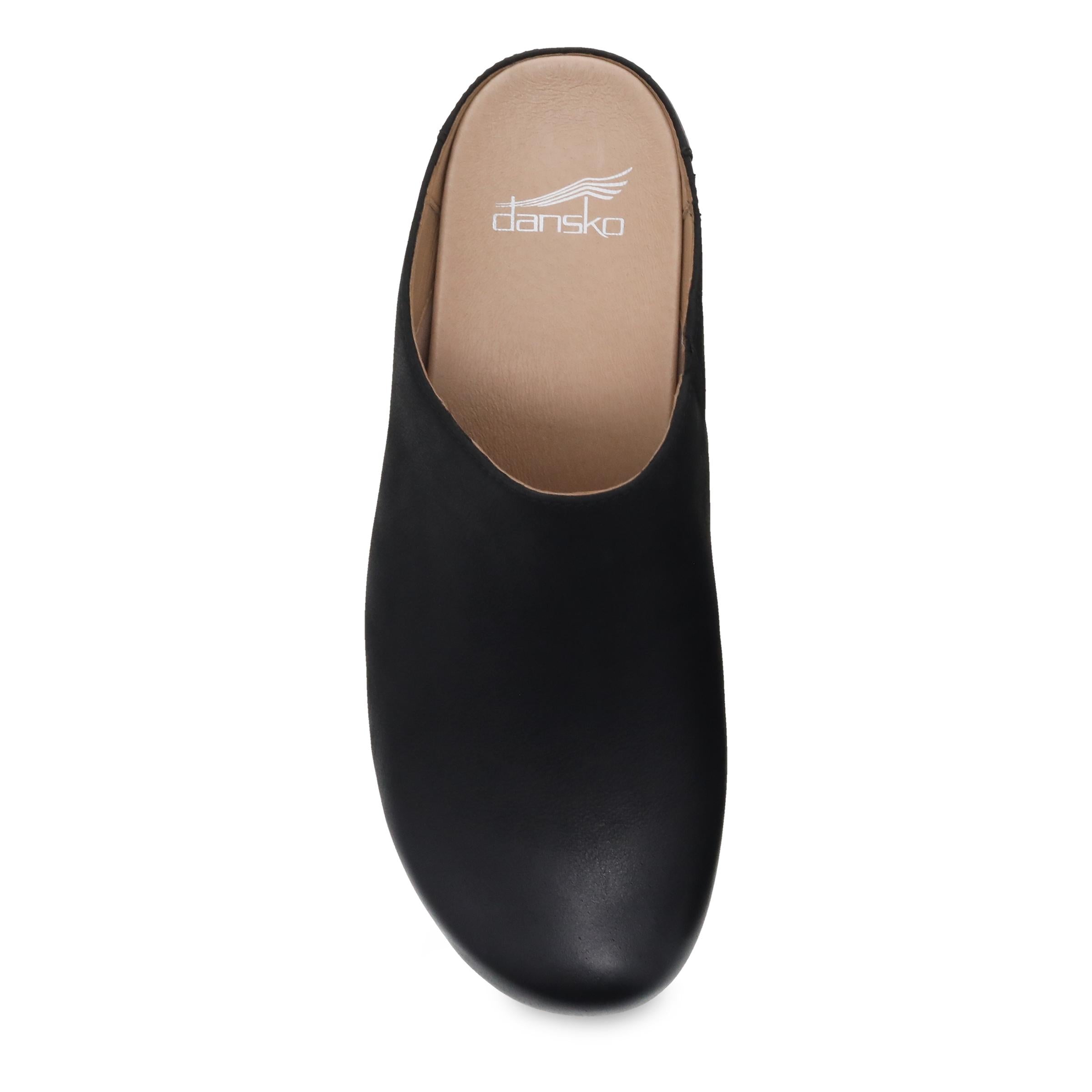 Dansko Brenda Black Burnished Suede