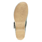 Dansko Berry Green Burnished Leather