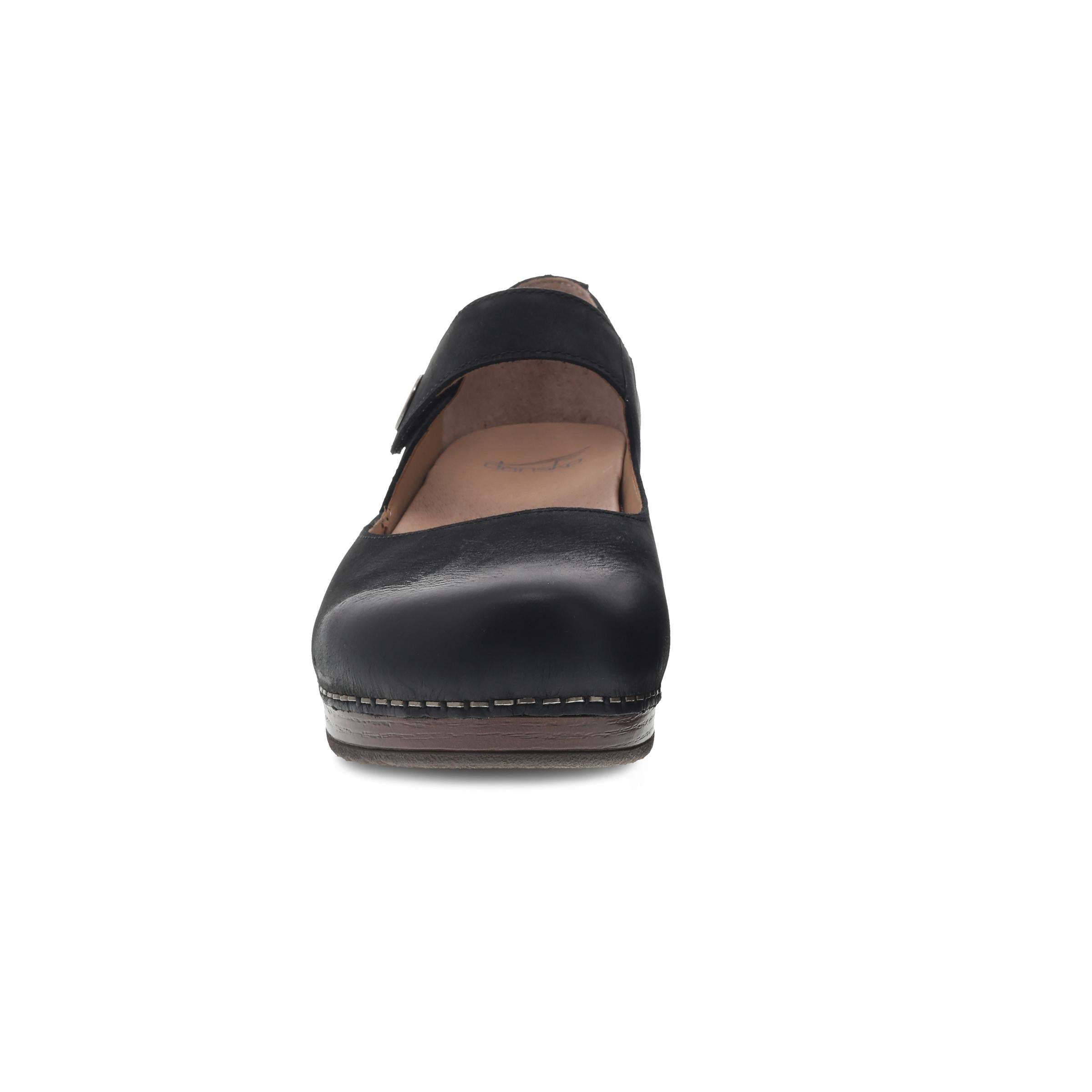 Dansko Beatrice Black Burnished Nubuck