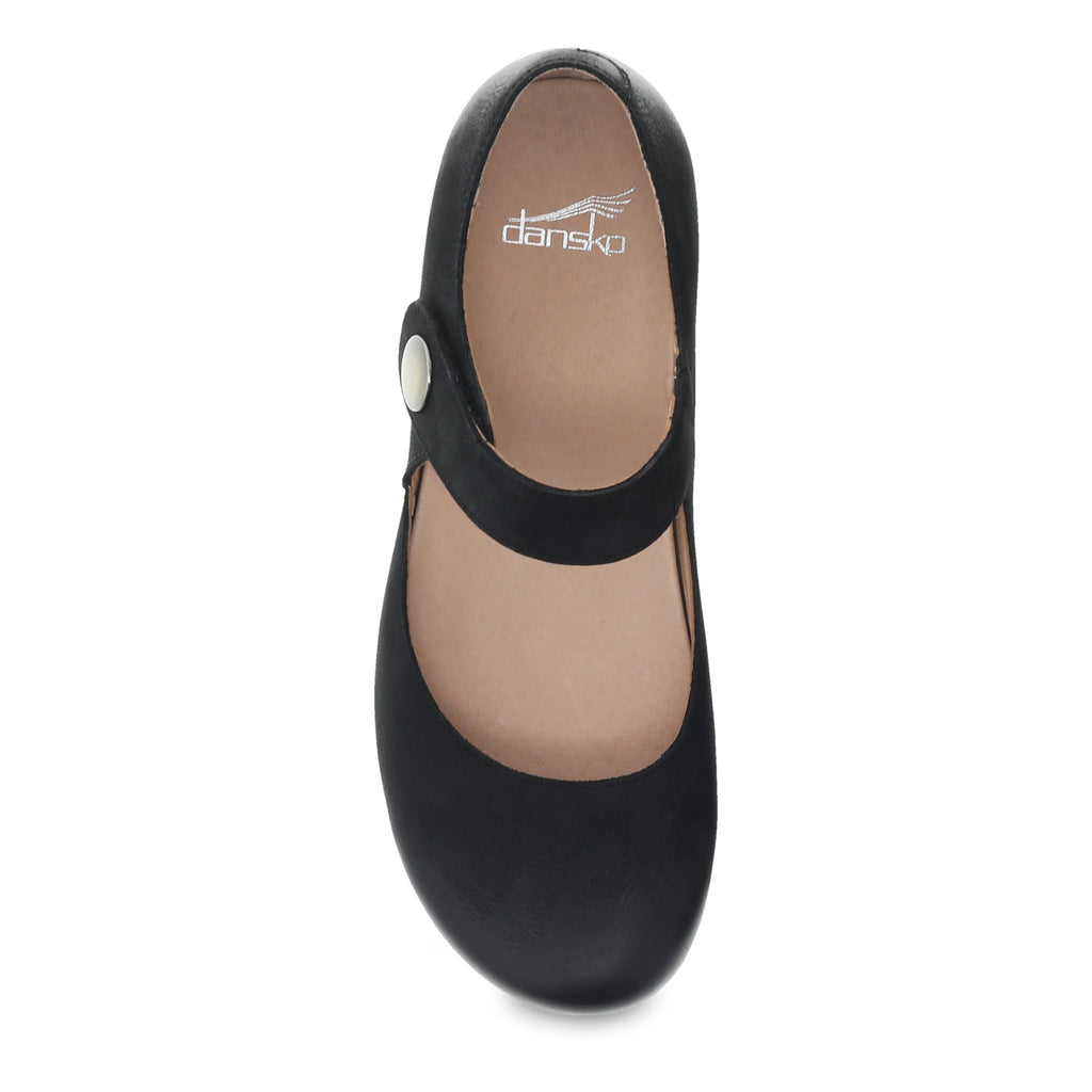 Dansko Beatrice Black Burnished Nubuck