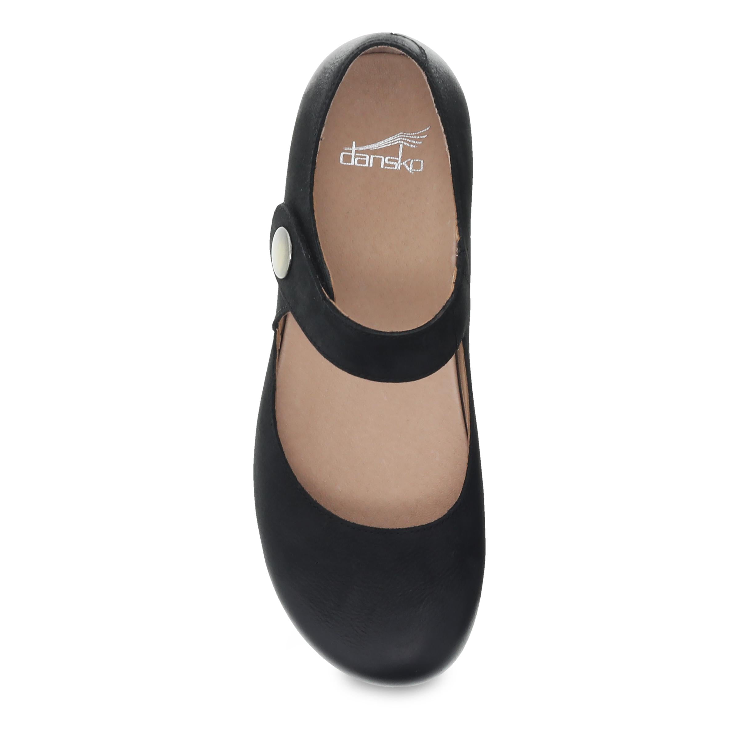Dansko Beatrice Black Burnished Nubuck
