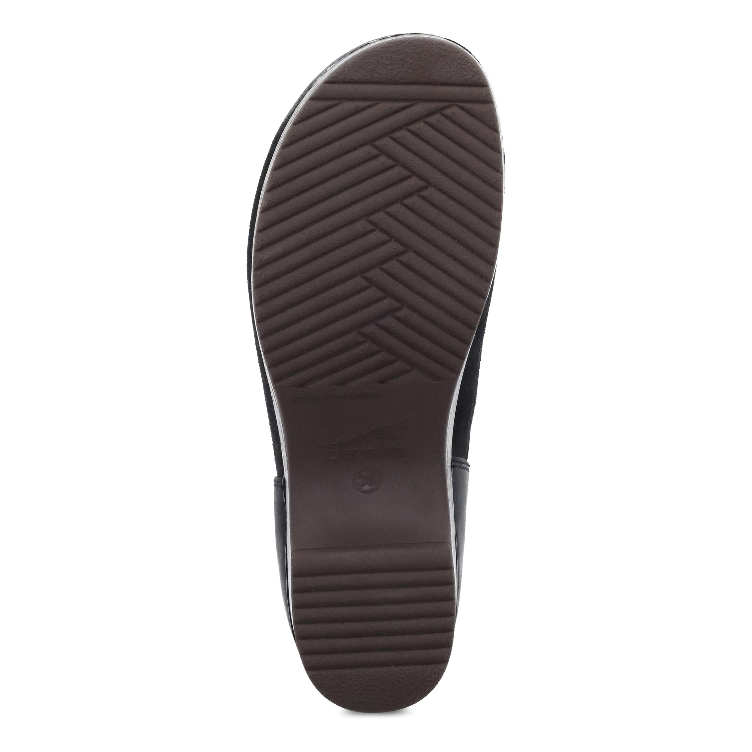 Dansko Brenna Black Burnished Suede