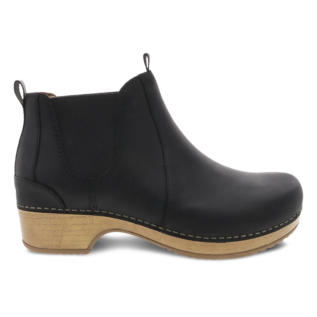 Dansko Becka Black Oiled Pull Up