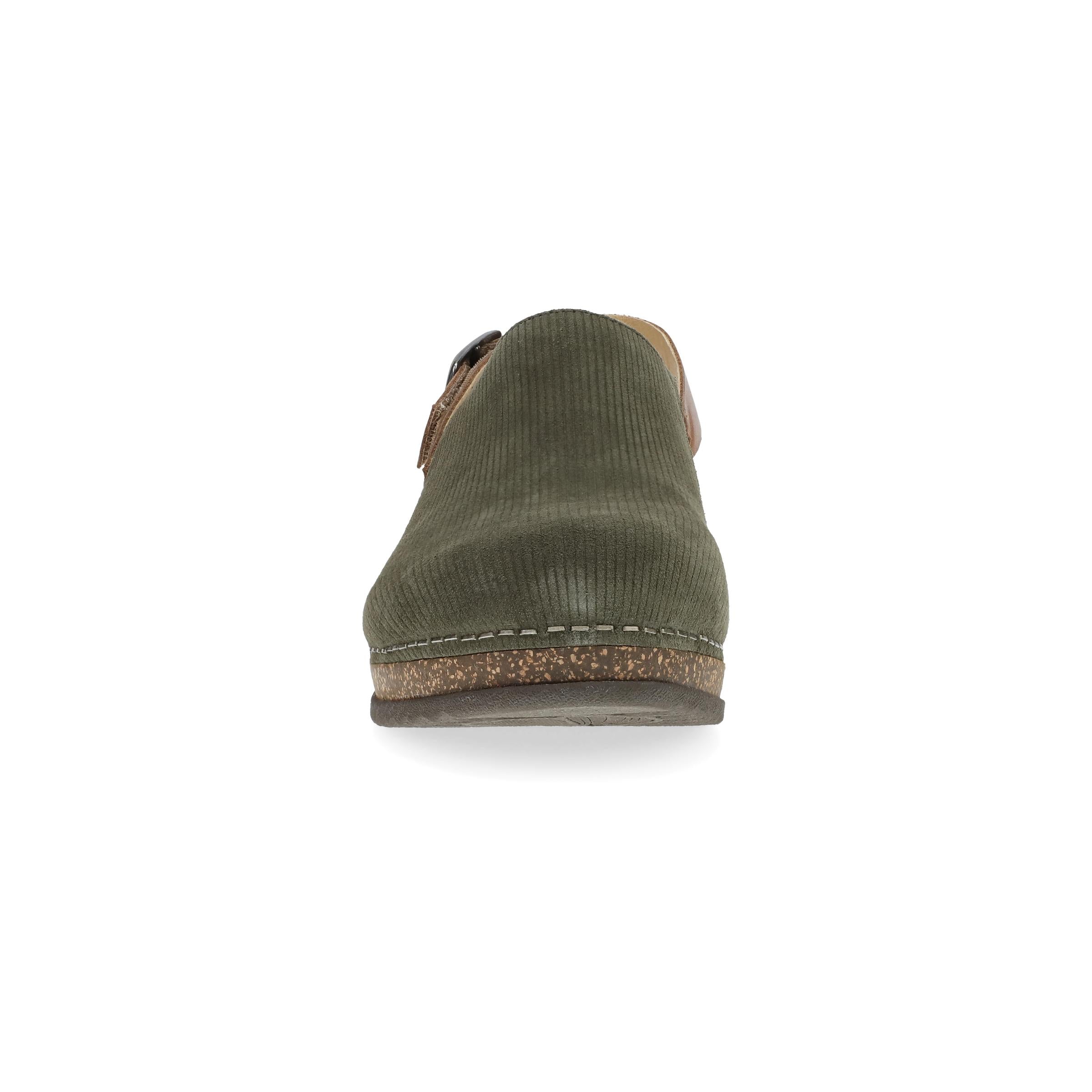 Dansko Merrin Olive Embossed Suede