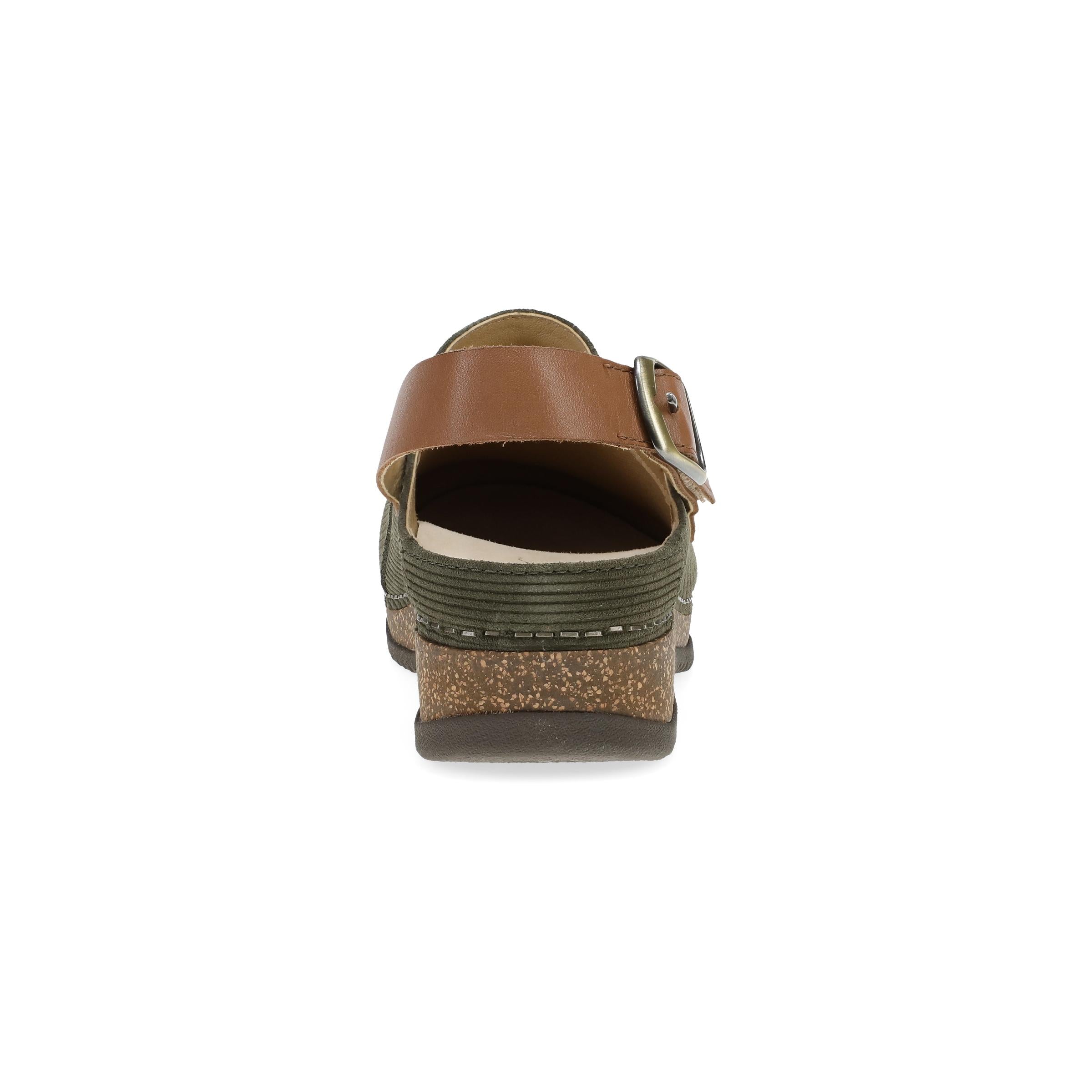 Dansko Merrin Olive Embossed Suede