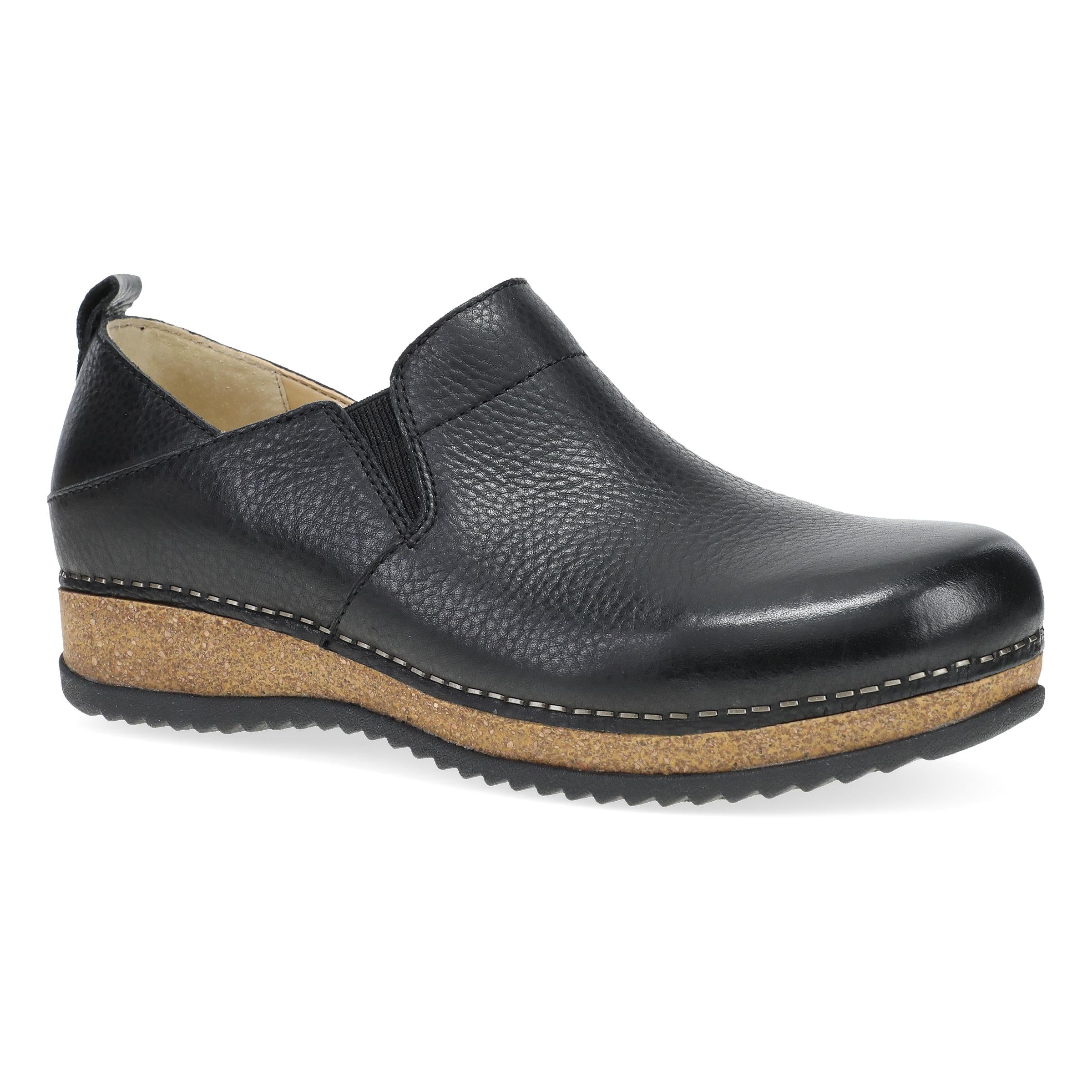 Dansko Meara Black Waxy Milled