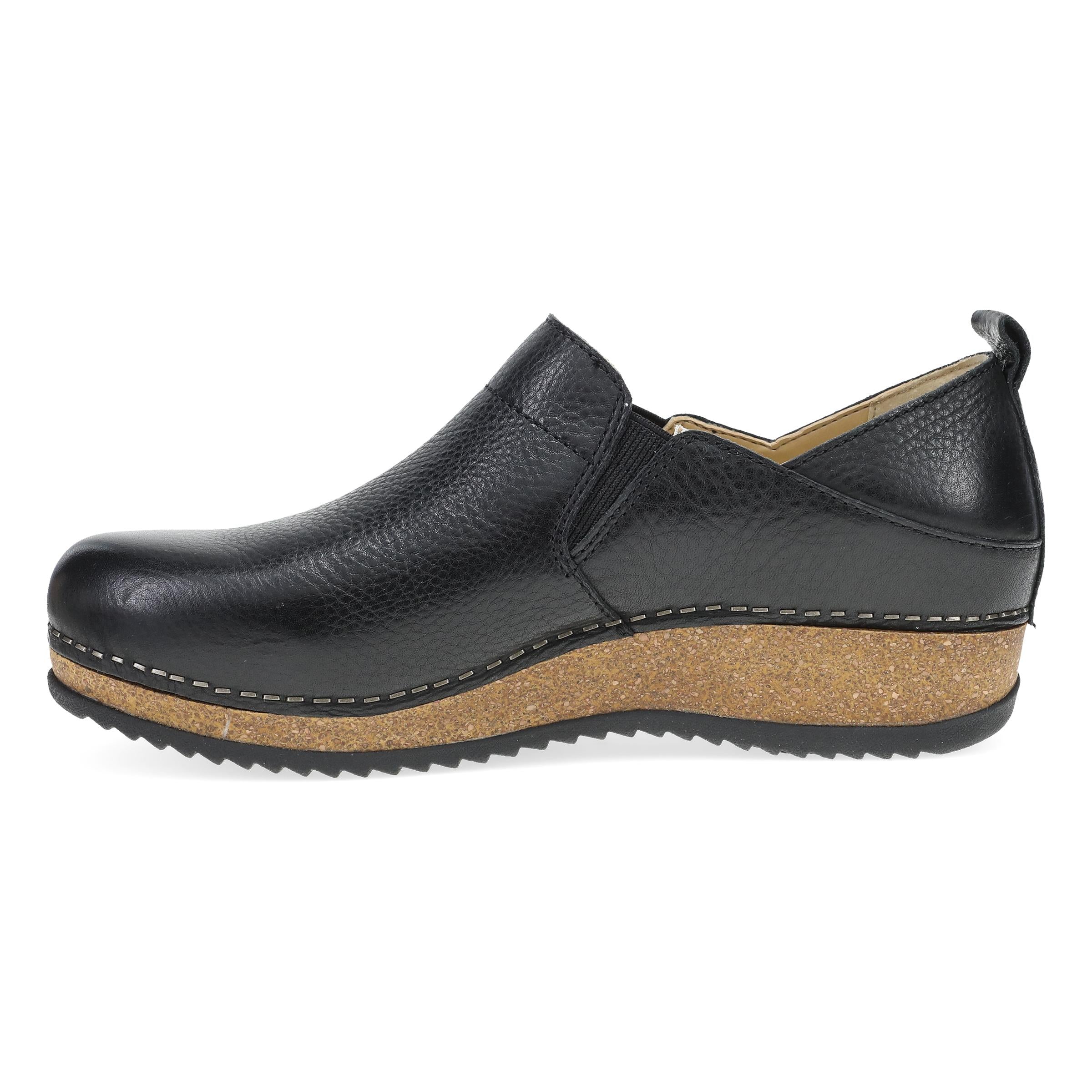 Dansko Meara Black Waxy Milled