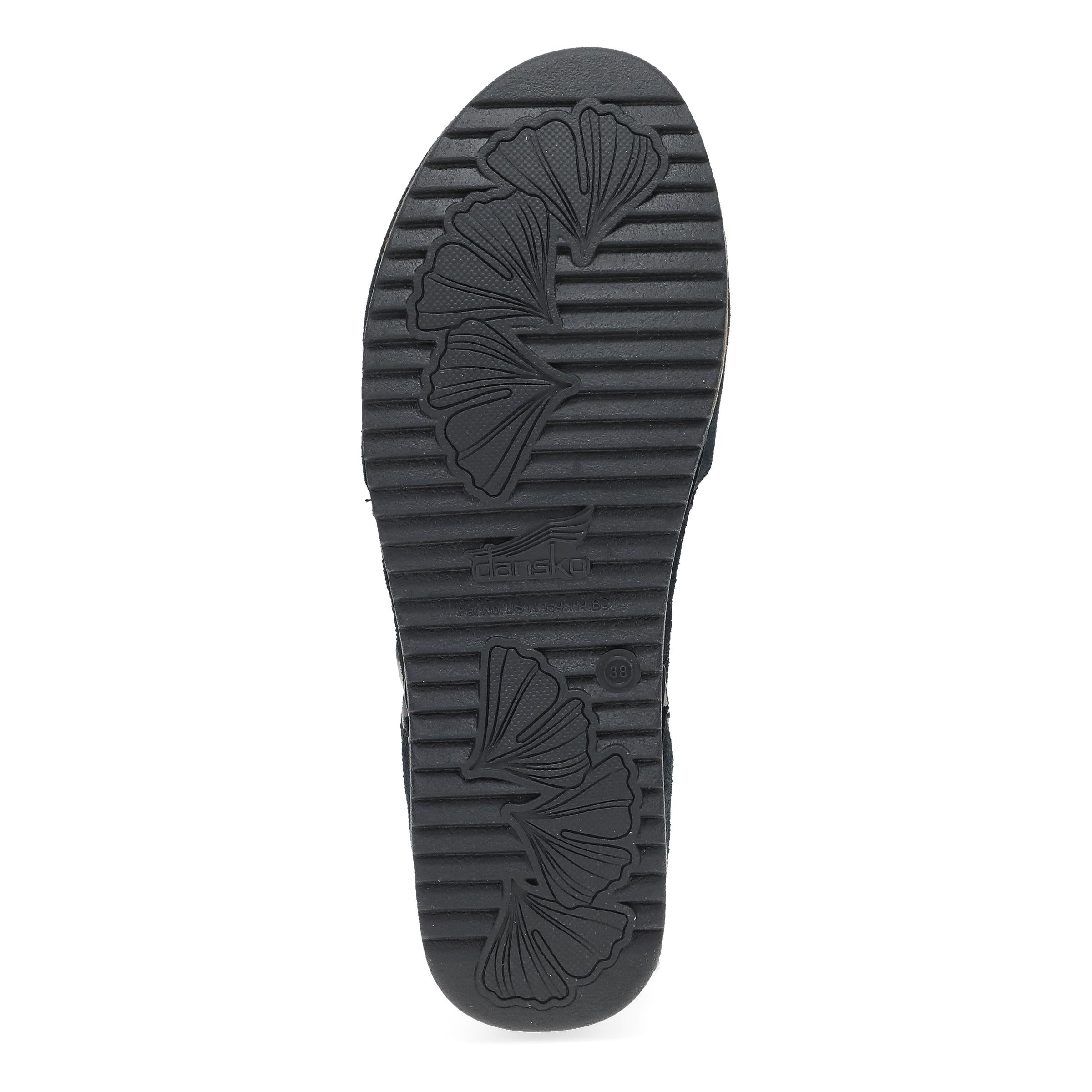 Dansko Mae Black Burnished Suede