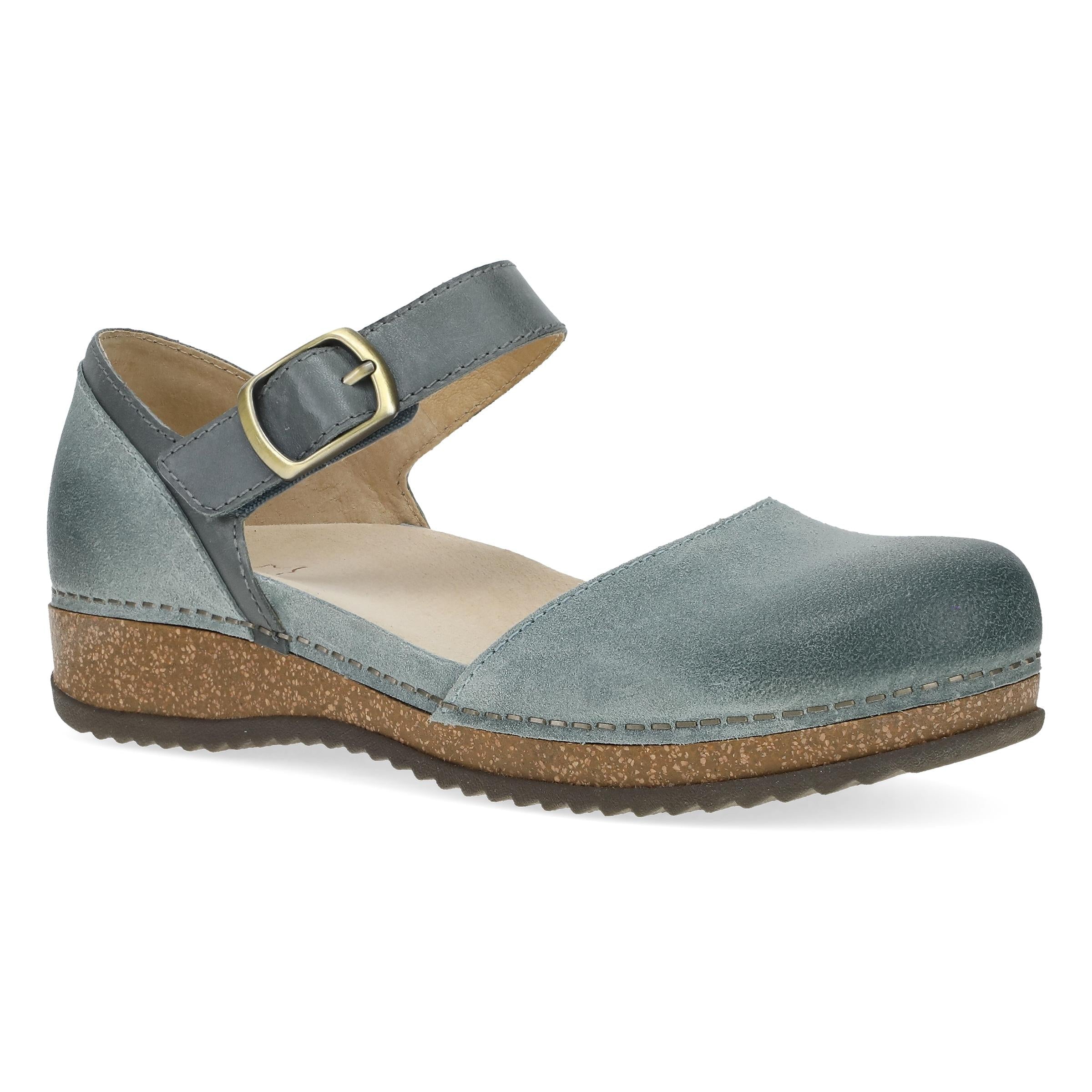 Dansko Mae Denim Burnished Suede