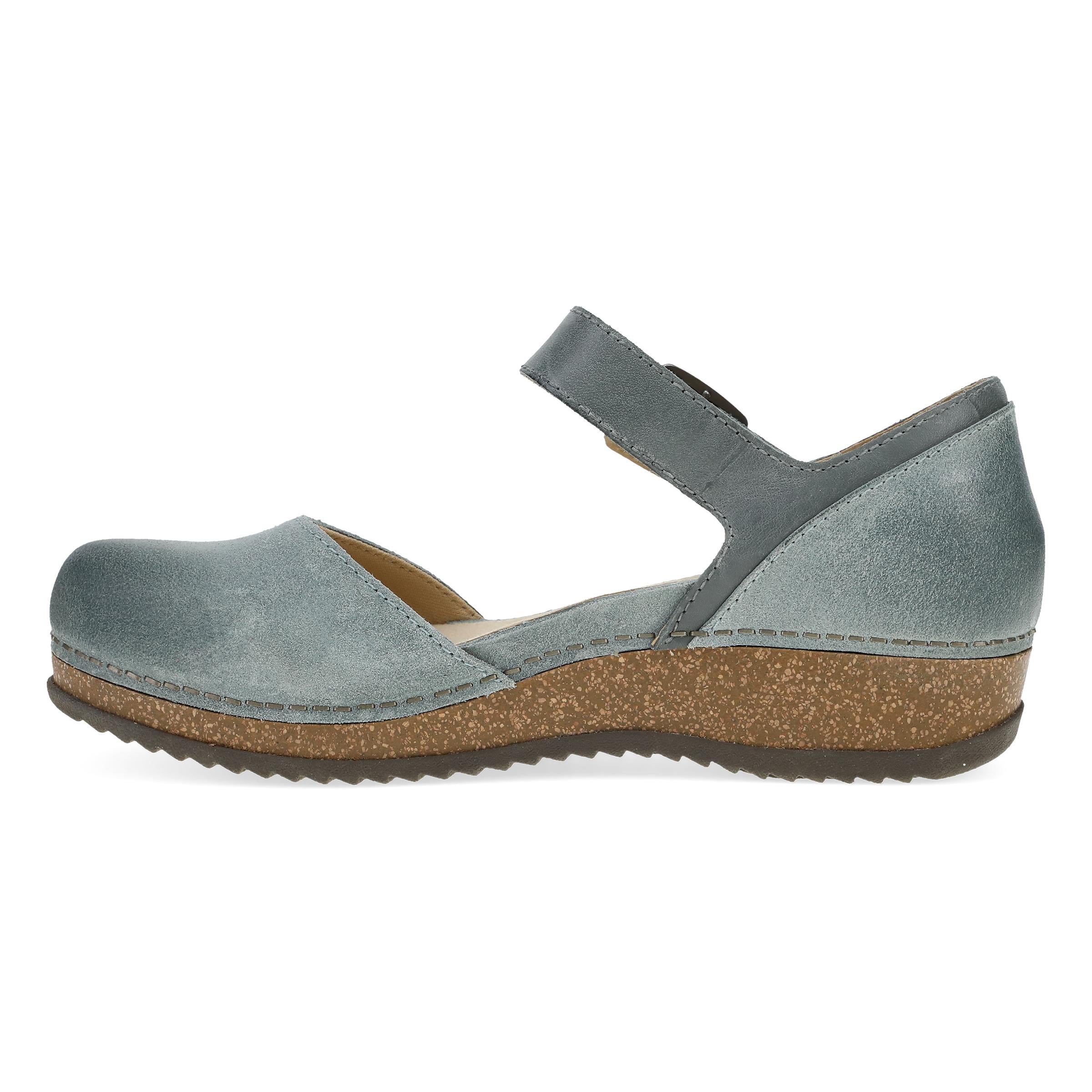 Dansko Mae Denim Burnished Suede