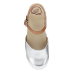 Dansko Sam Silver/Tan Leather