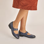 Dansko Collette Navy Burnished Nubuck