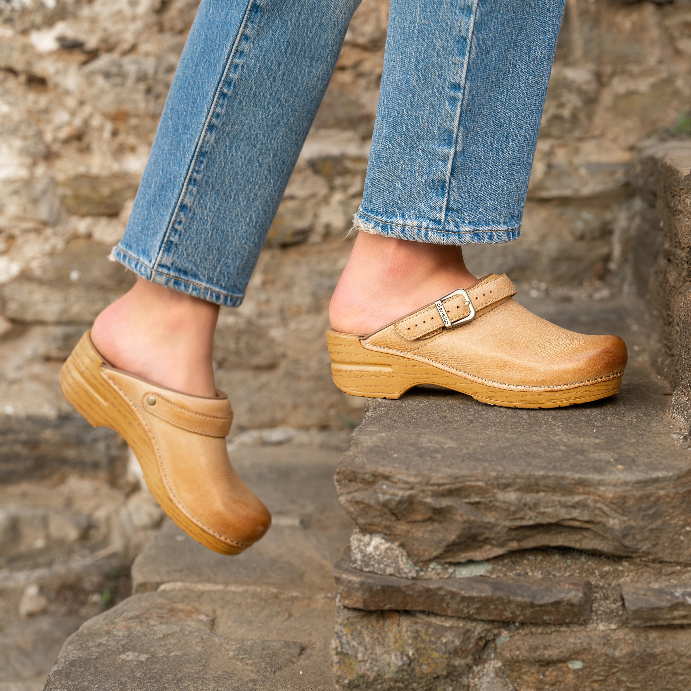 Dansko Ingrid Honey Distressed