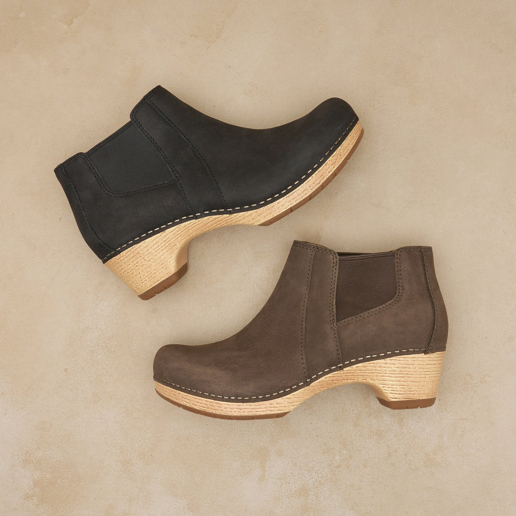 Dansko Lane Black Milled Nubuck
