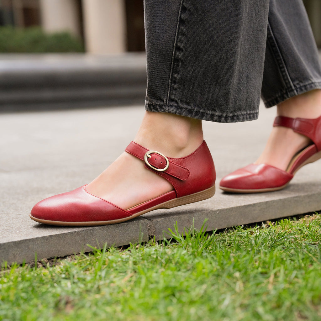 Dansko Liv Red Nappa