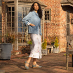 Dansko Mae Denim Burnished Suede