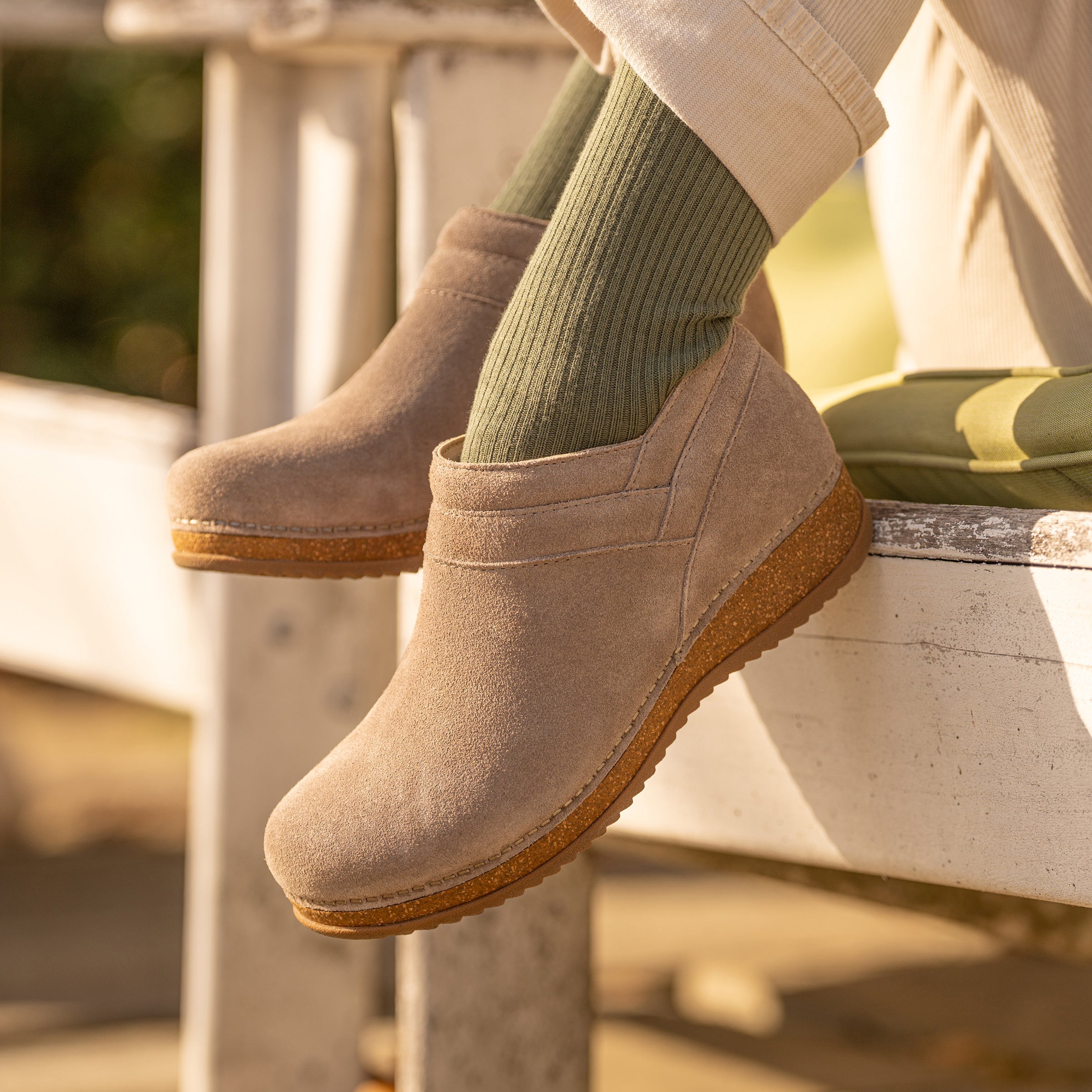 Dansko Muriel Taupe Suede
