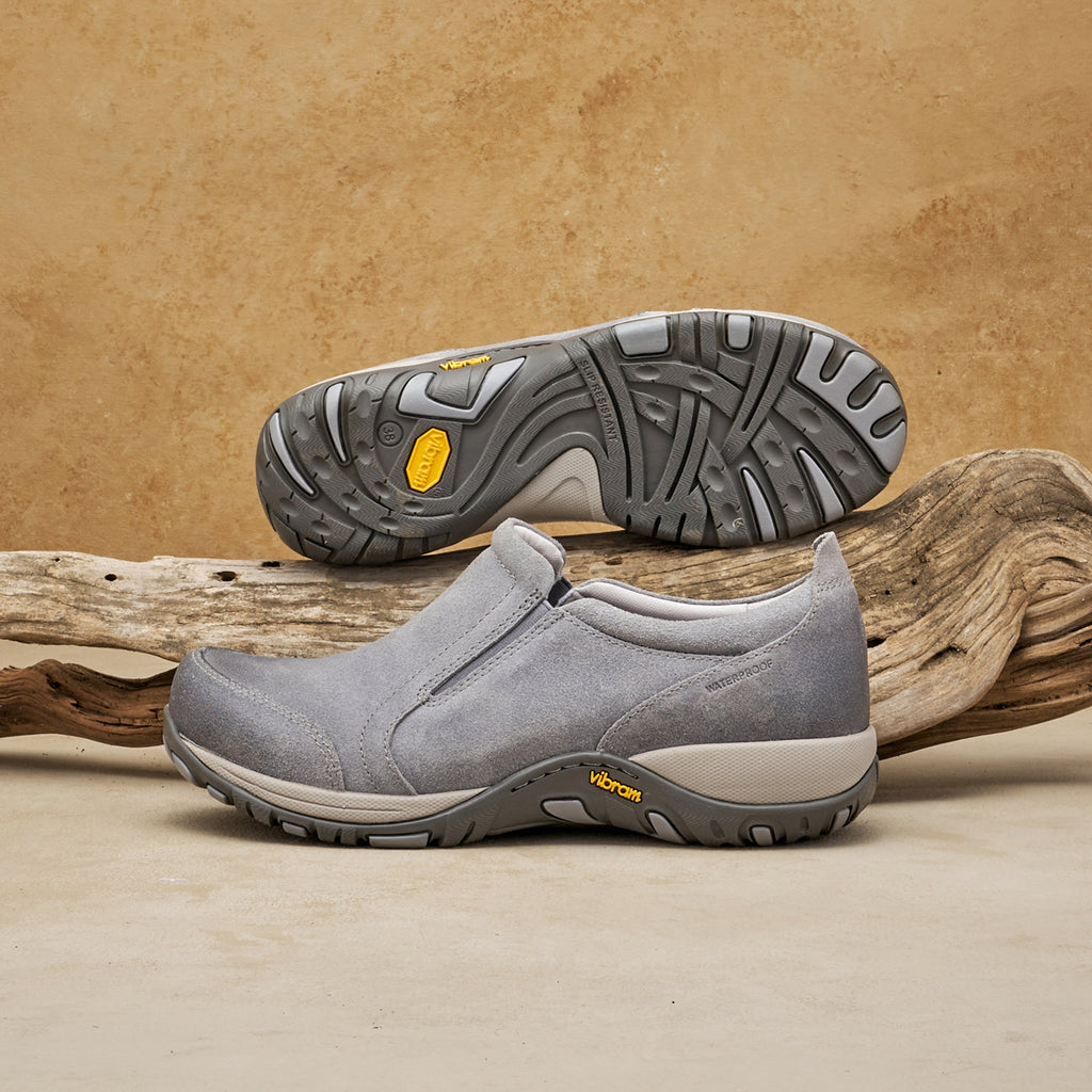 Dansko Pippy Grey Waterproof Burnished Suede