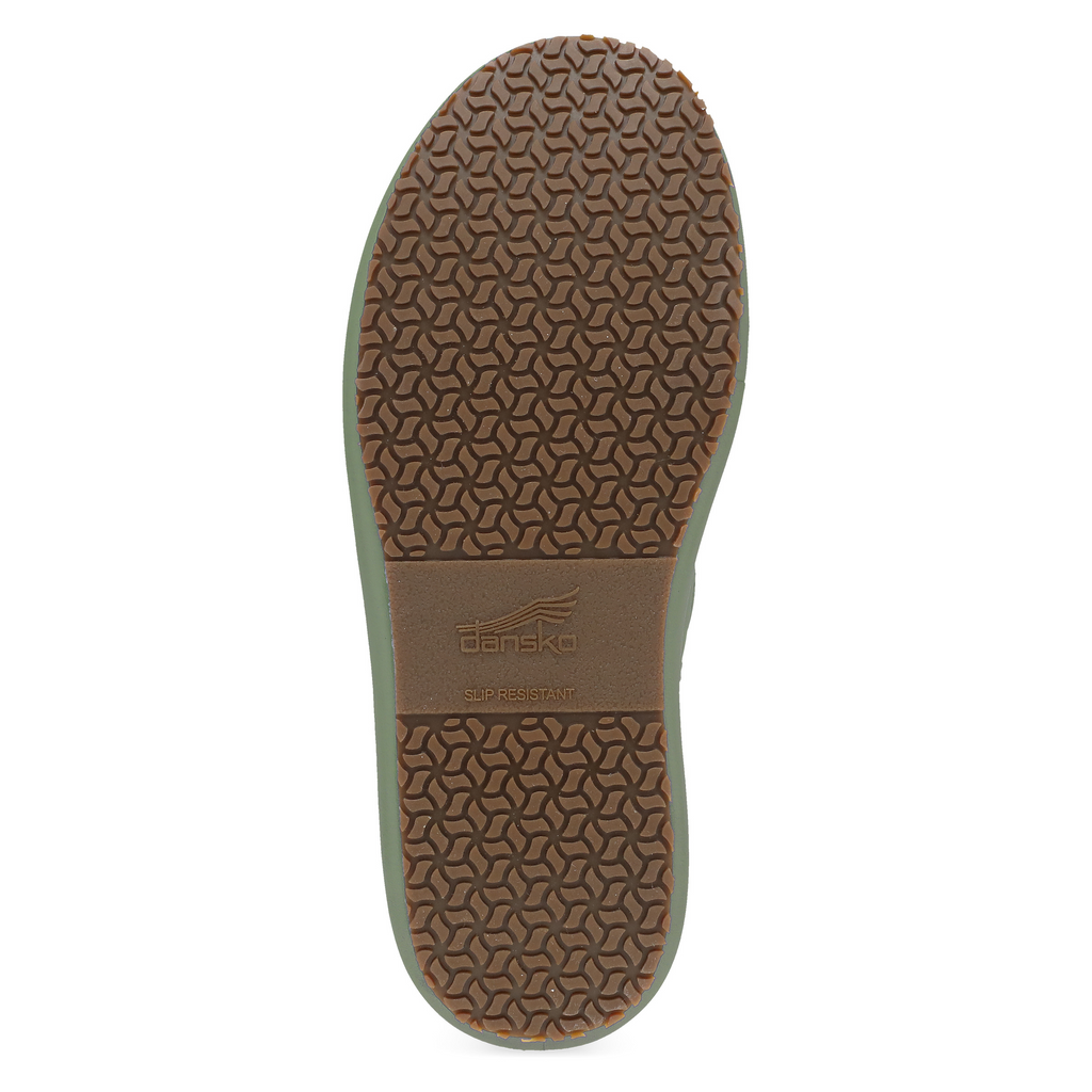 Dansko Platform Pro Green Burnished Nubuck