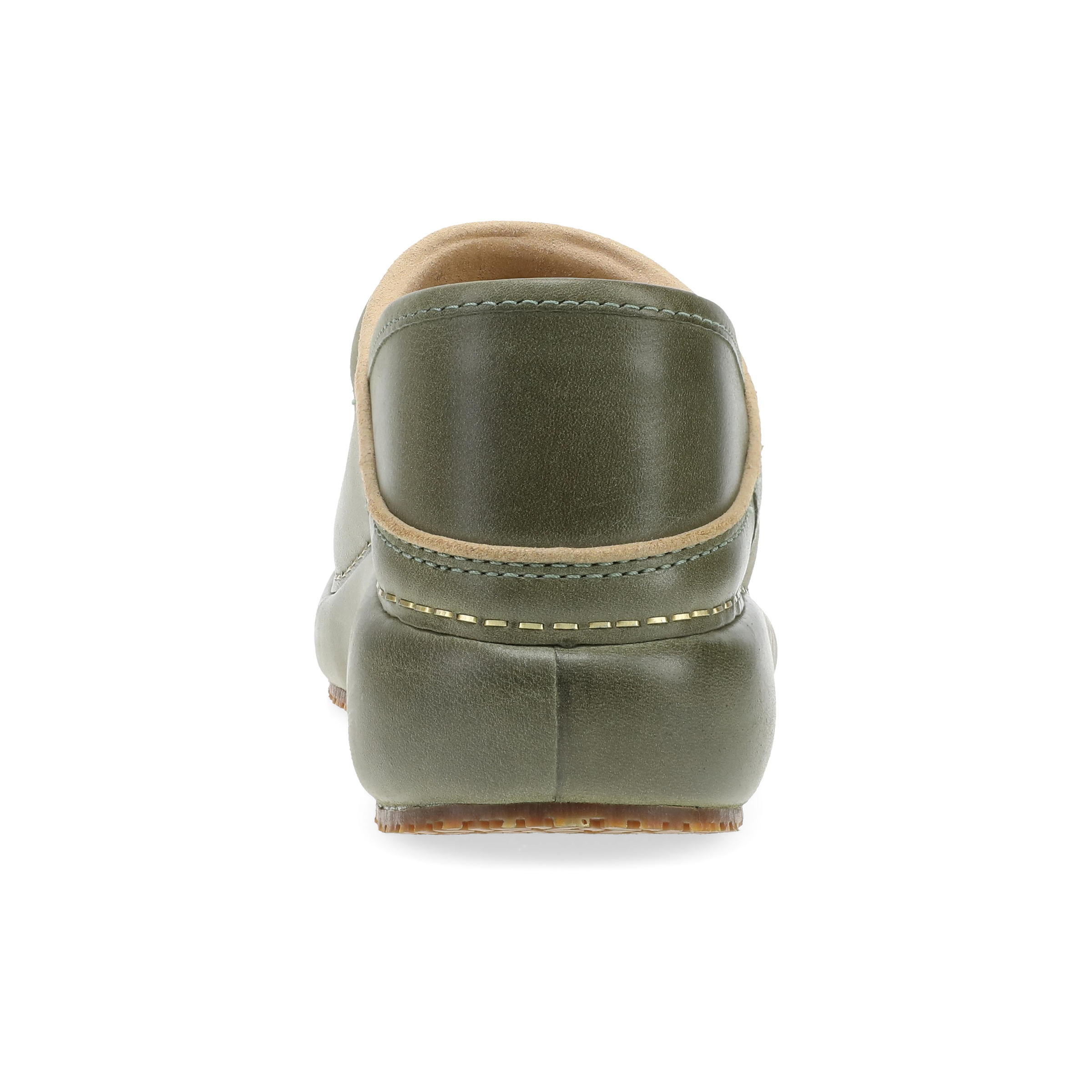 Dansko Platform Pro Green Burnished Nubuck
