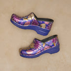  Professional Indigo Floral Patent
