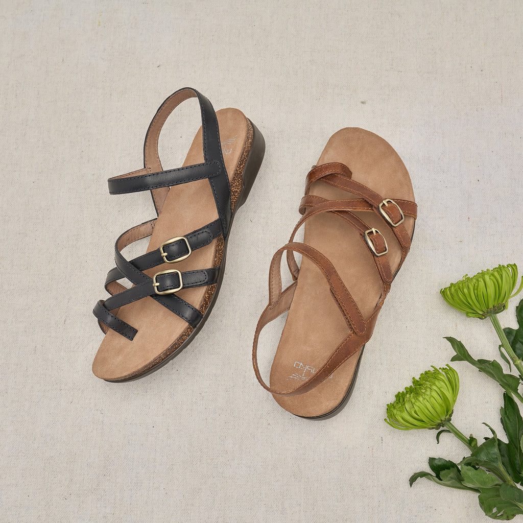 Dansko Roslyn Tan Waxy Burnished