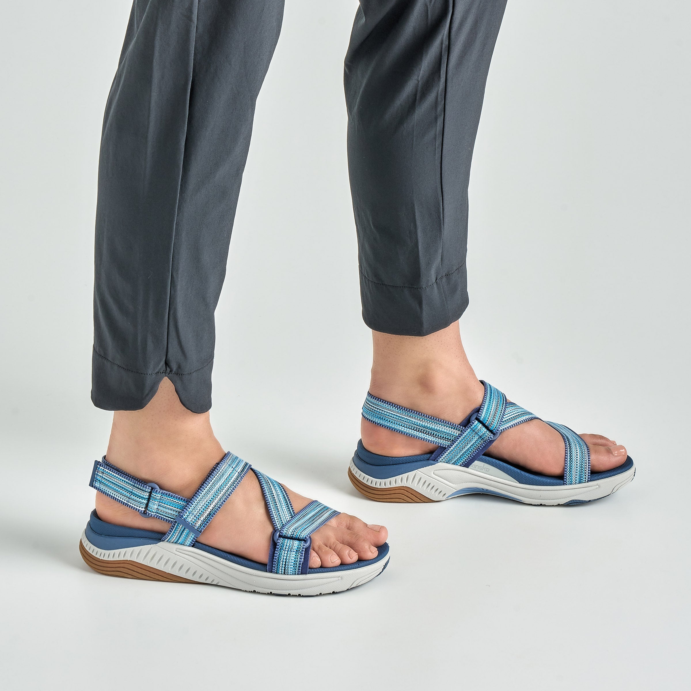 Dansko Rayna Blue Multi Webbing