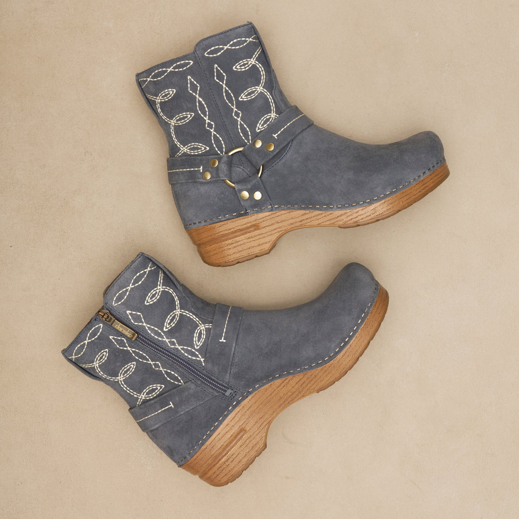 Dansko Shiloh Dusty Blue Nubuck