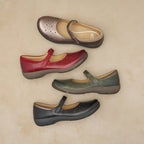 Dansko Stacy Red Waxy Burnished