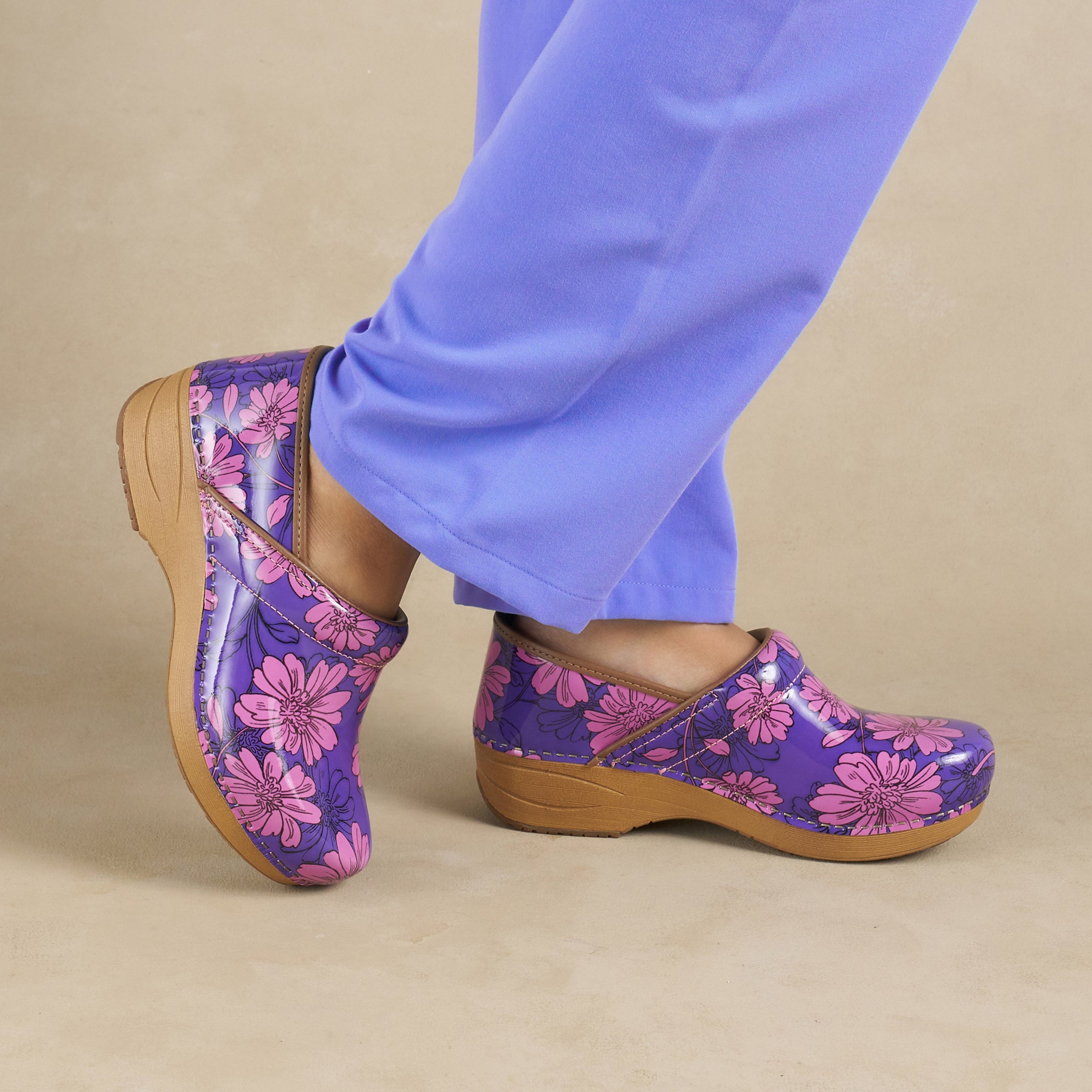 Dansko XP 2.0 Purple Bloom Patent