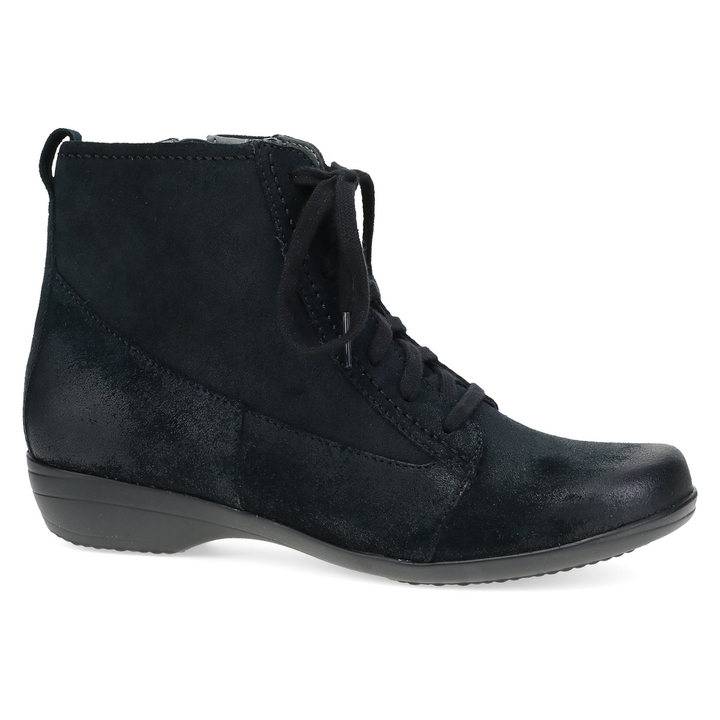 Dansko Fergie Black Burnished Suede