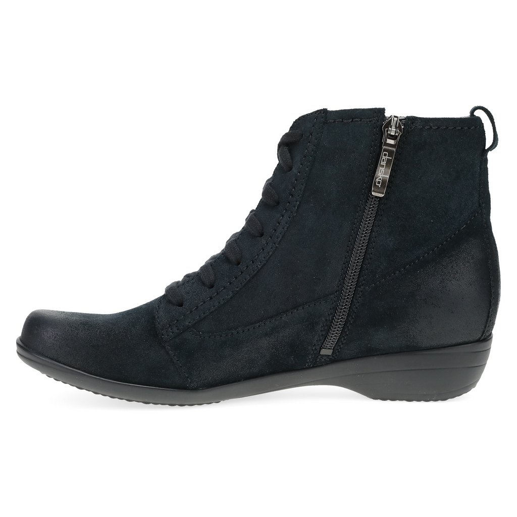 Dansko Fergie Black Burnished Suede