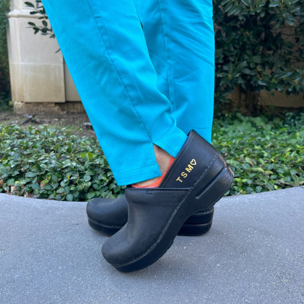 Dansko Personalized Wide Pro Black Oiled